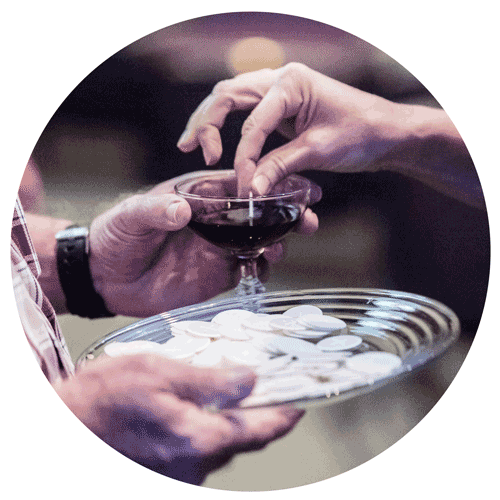 person taking communion.gif