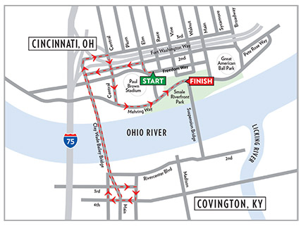 Hunger Walk Map